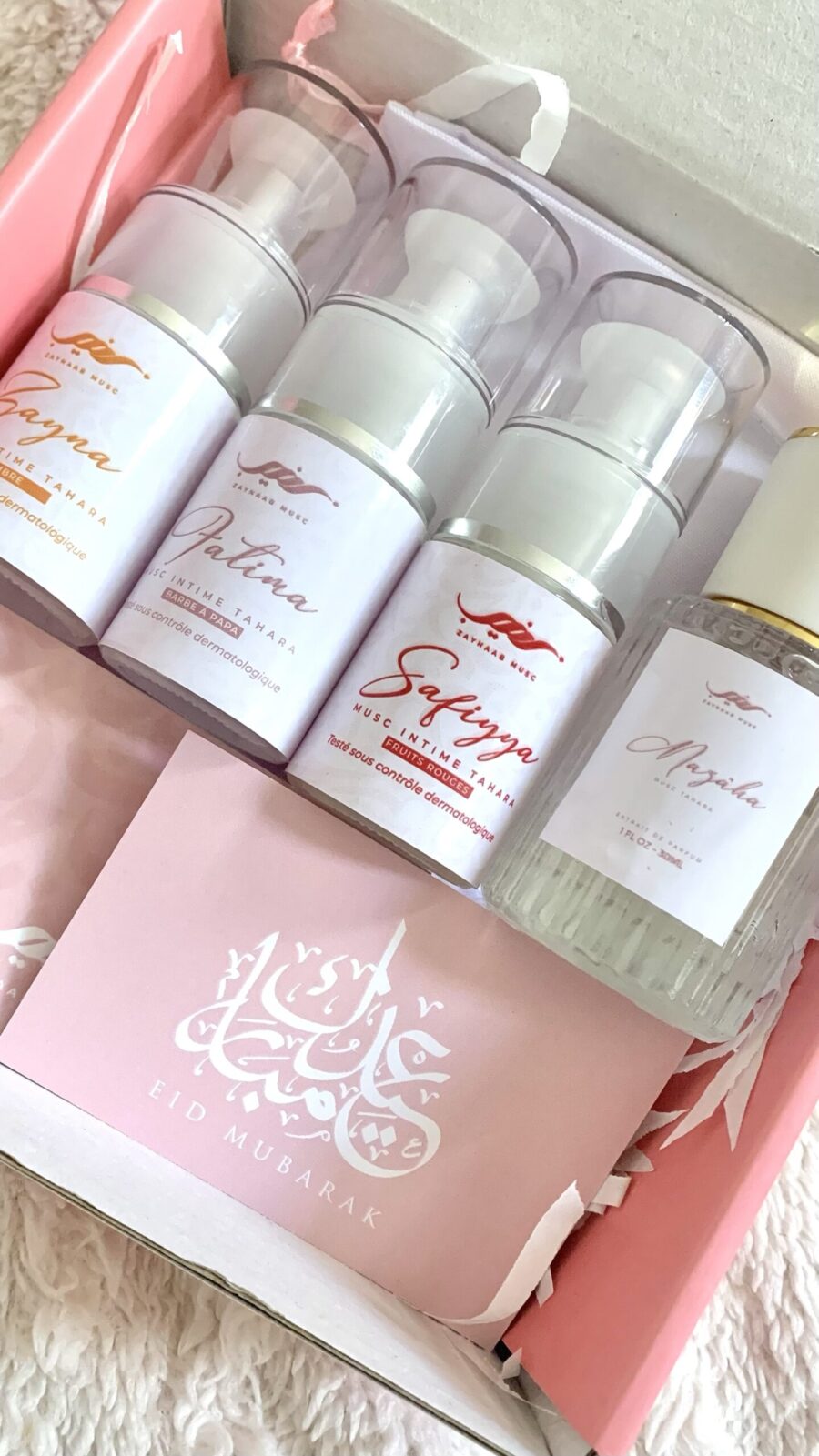 coffret cadeau aid au musc tahara intime